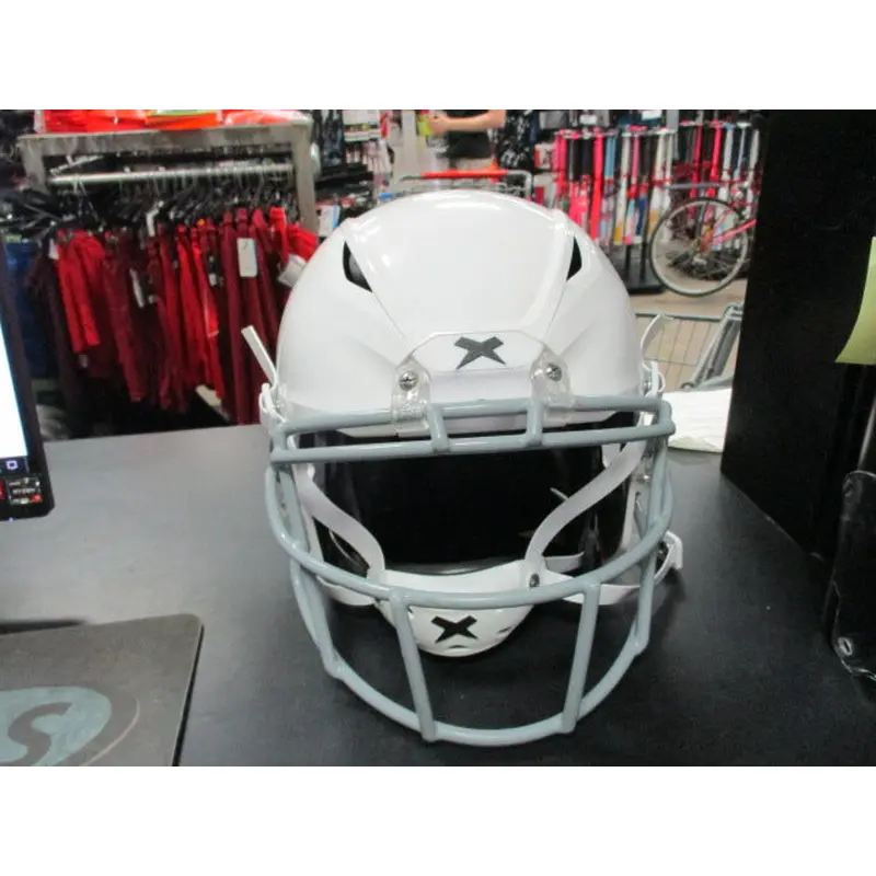 Used Varsity Xenith Shadow Adaptive Fit Football Helmet White Large XRS21X