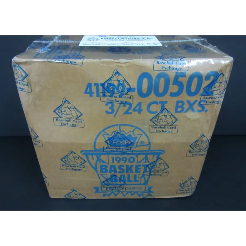 1990/91 Fleer Basketball  Rack Case (3 Box) (Sealed) (BBCE)