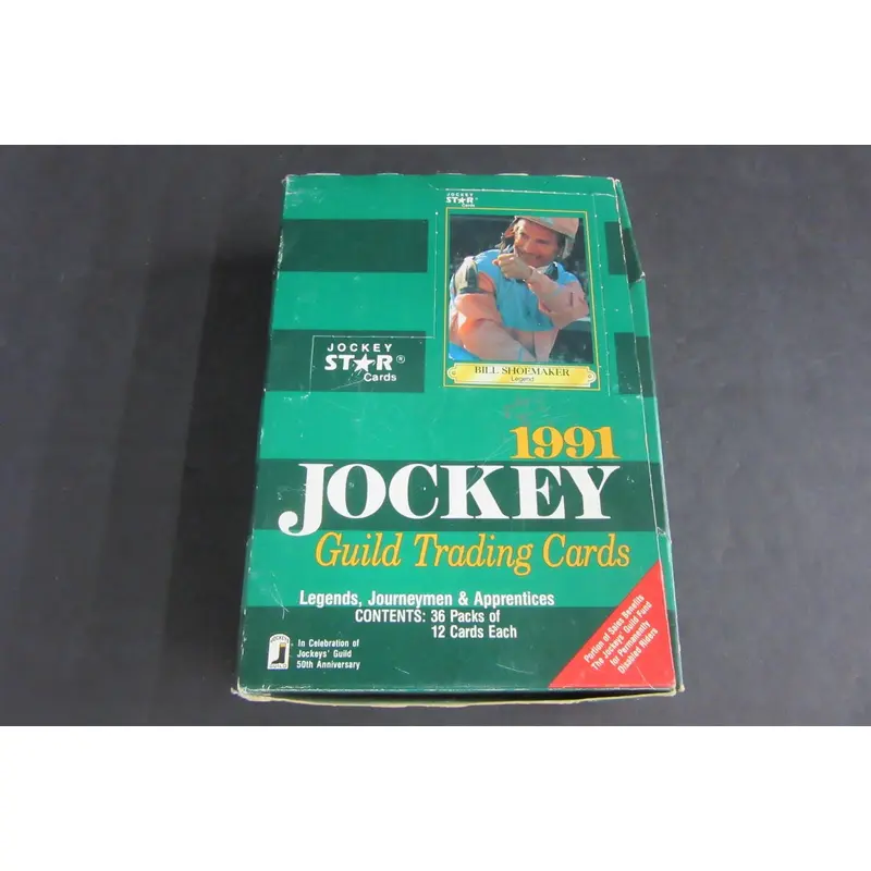 1991 Jockey Star Cards Jockey Guild Cards Box