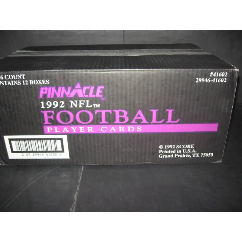 1992 Pinnacle Football Case (12 Box)