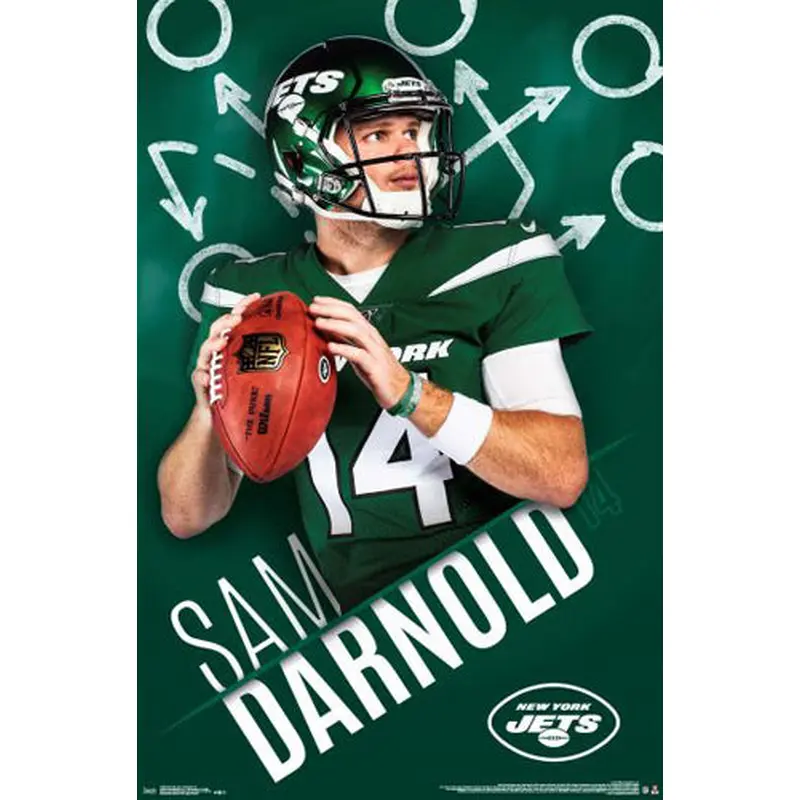 Sam Darnold "Going Deep" New York Jets QB NFL Football Poster - Trends 2019