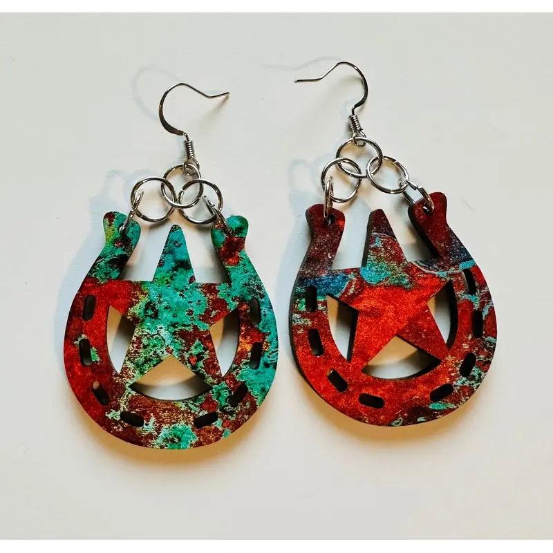 Western Horseshoe Earring