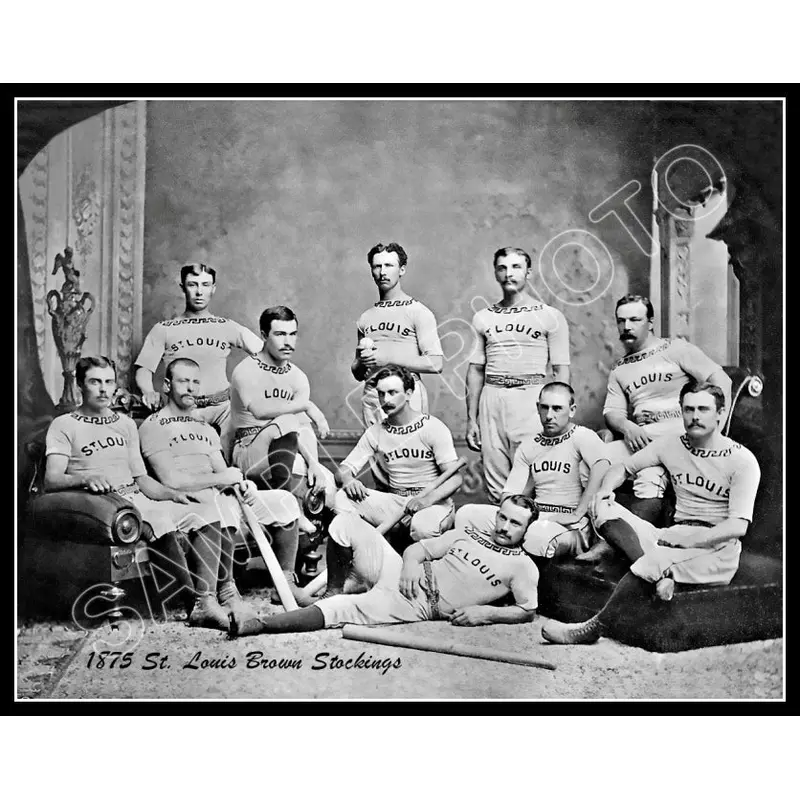 1875 St Louis Browns 11X14 Photo - 1143