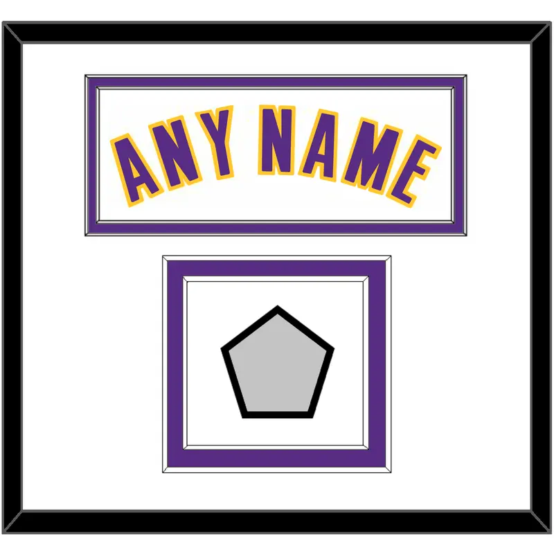 Los Angeles Name & Champions Patch - Alternate White (2002-2018) - Double Mat 1