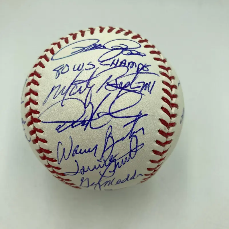 1980 Philadelphia Phillies World Series Champs team Signed Baseball Fanatics MLB