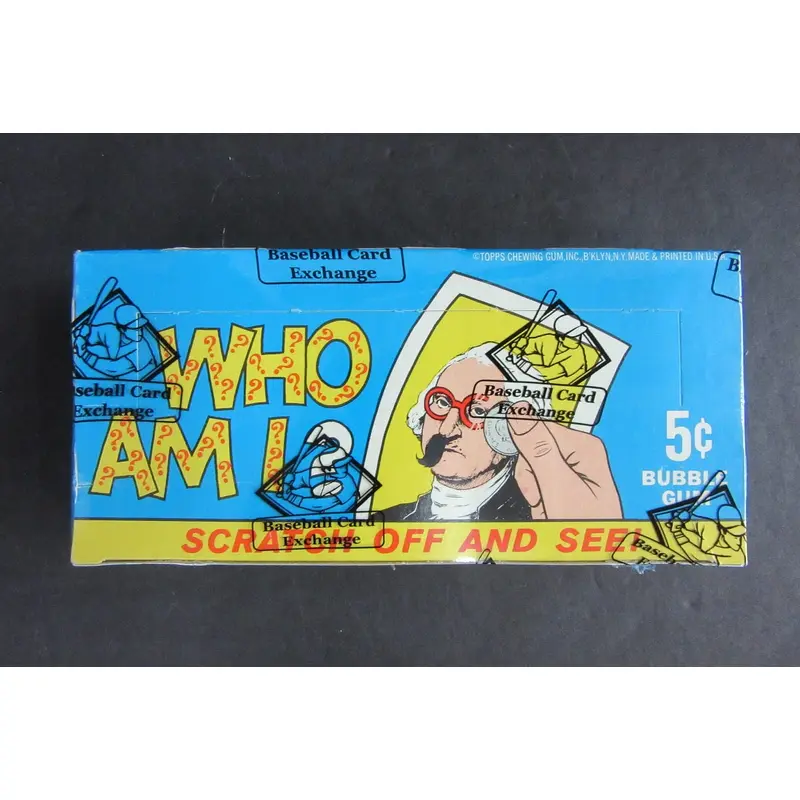 1967 Topps Who Am I? Unopened Wax Box (BBCE)