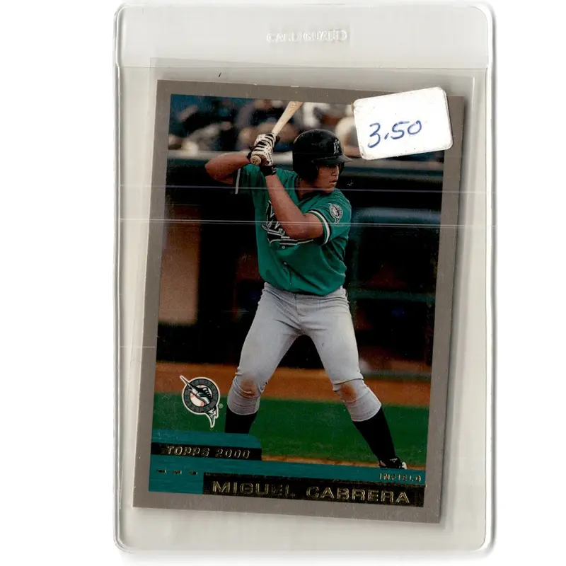 2000 Topps Traded & Rookies Miguel Cabrera #T40 Rookie