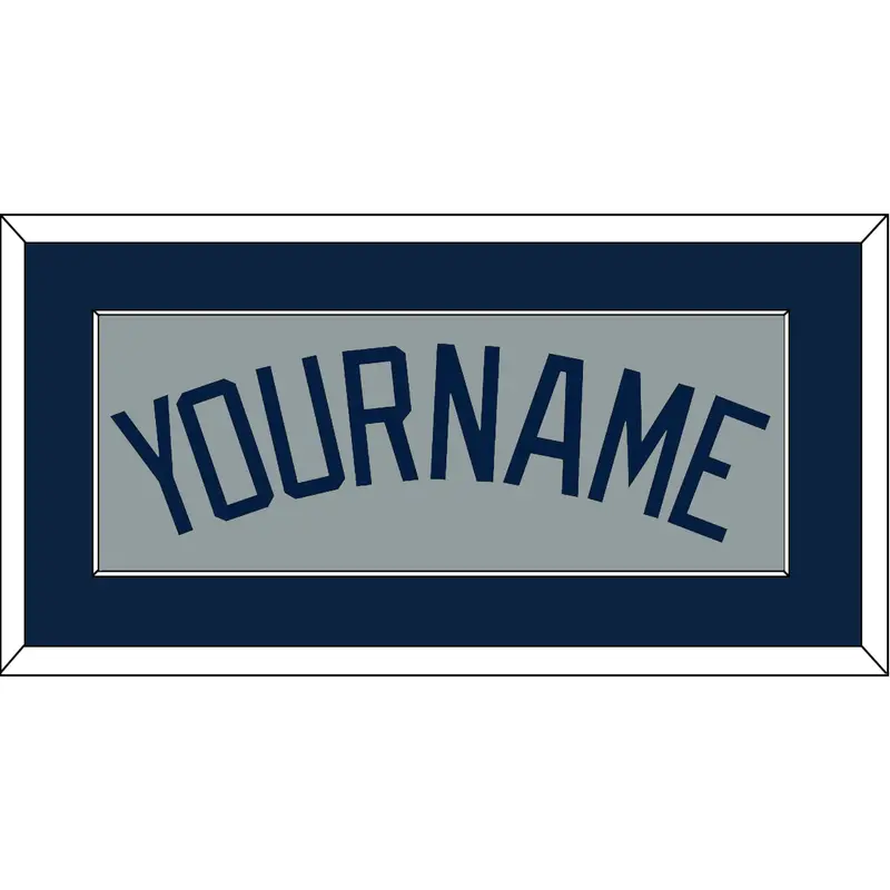 Atlanta Name - Road Gray - Single Mat 3