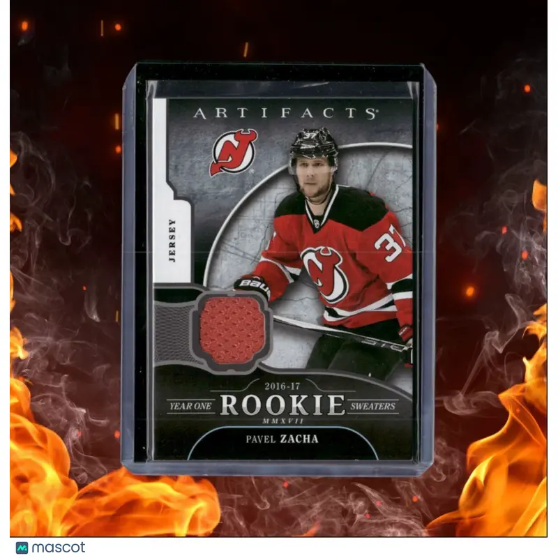 2017-18 Upper Deck Artifacts Pavel Zacha Year One Rookie Sweaters #RS-PZ