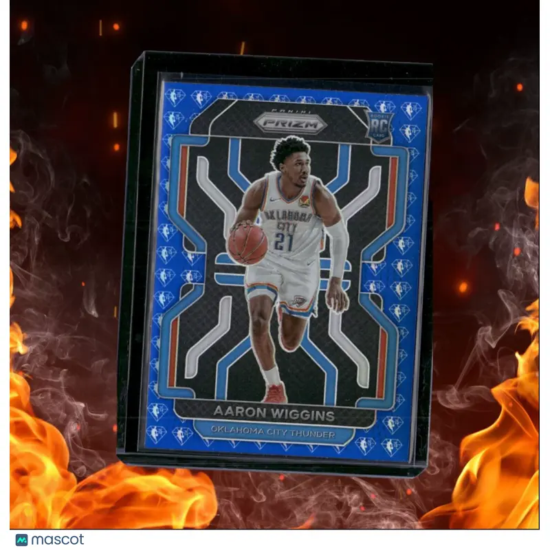 2021-22 Panini Prizm Aaron Wiggins 75th Anniversary Prizm Rookie #286