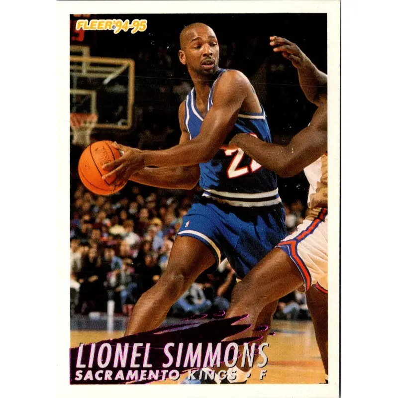 1994 Fleer Lionel Simmons #196