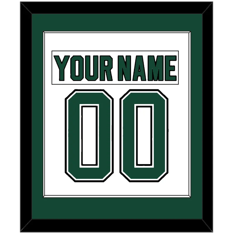 Dallas Nameplate & Number (Back) Combined - Home White (1994-1999) - Single Mat 1