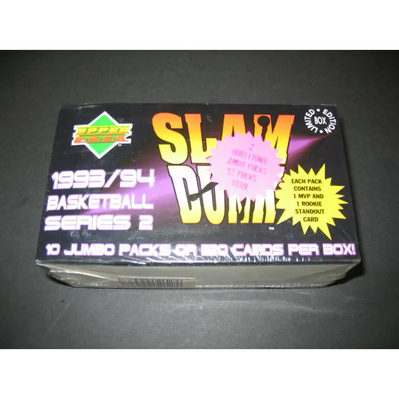 1993/94 Upper Deck Basketball Series 2 Box (Jumbo) (Slam)