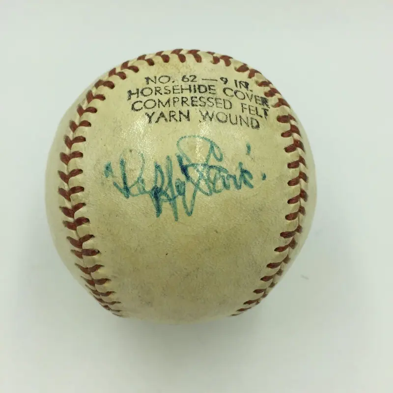 Rare Duffy Lewis Single Signed Autographed Baseball JSA COA Boston Red Sox