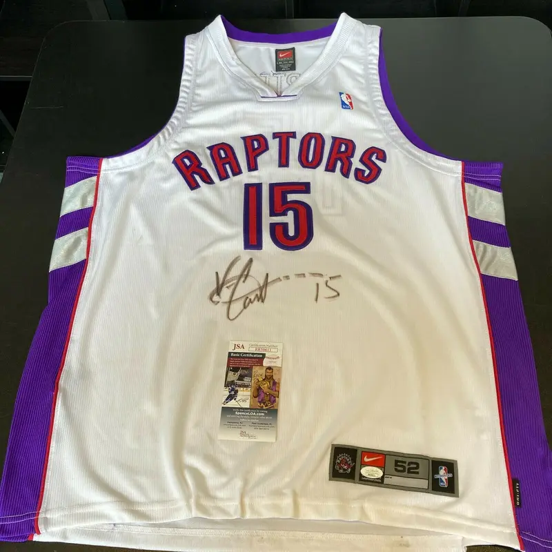 Vince Carter Signed Toronto Raptors Authentic Game Model Jersey With JSA COA
