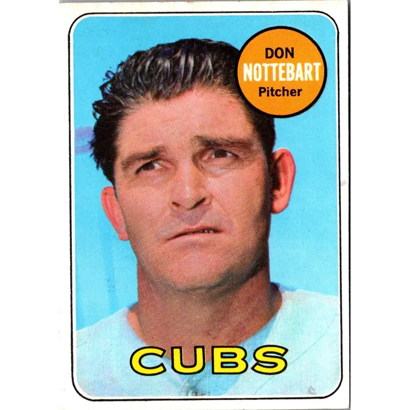 1969 Topps Don Nottebart #593 EX