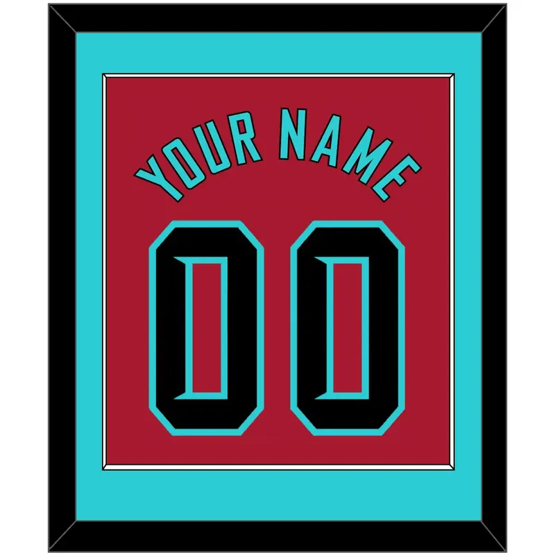 Arizona Name & Number - Alternate Red - Single Mat 2