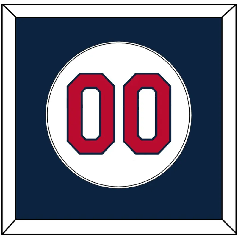 St. Louis Number - Home White (2006-2012) - Single Mat 2