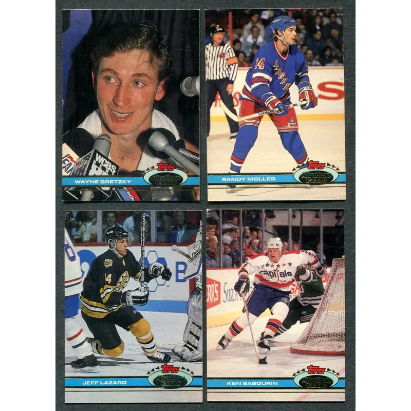 1991/92 Topps Stadium Club Hockey Complete Set NM/MT (400)