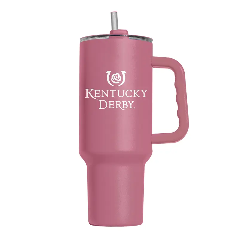 Kentucky Derby Berry 40oz Powder Coat Tumbler