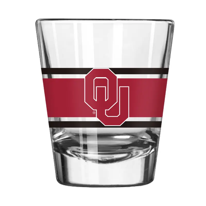 Oklahoma 2oz Stripe Shot Glass