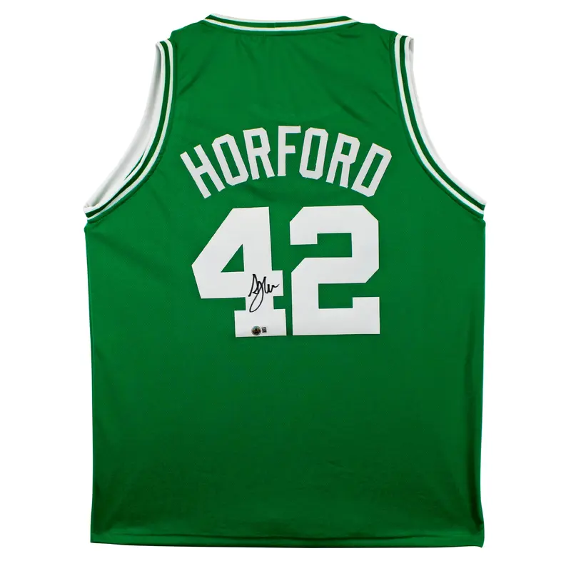 Al Horford Authentic Signed Green Pro Style Jersey Autographed BAS Witnessed