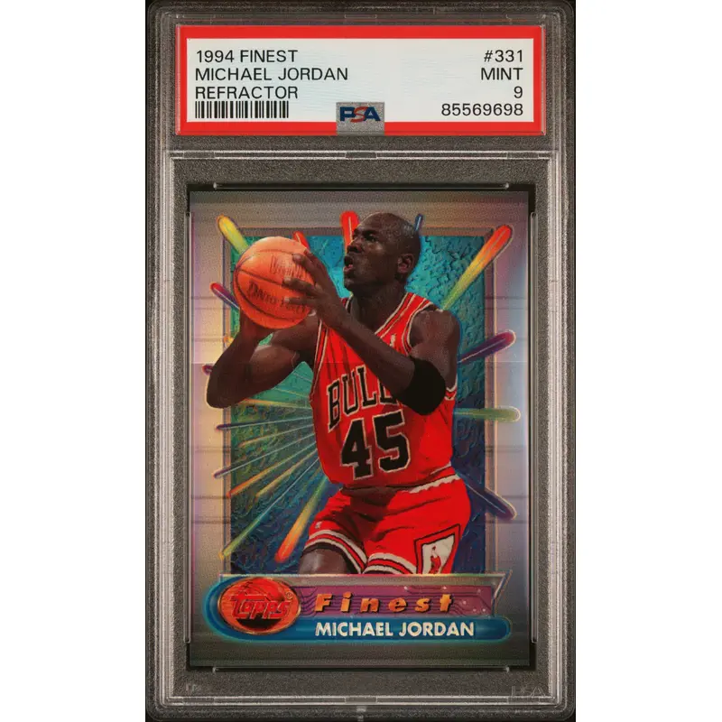 Michael Jordan 1994 Topps Finest Refractor #331 PSA 9 Mint
