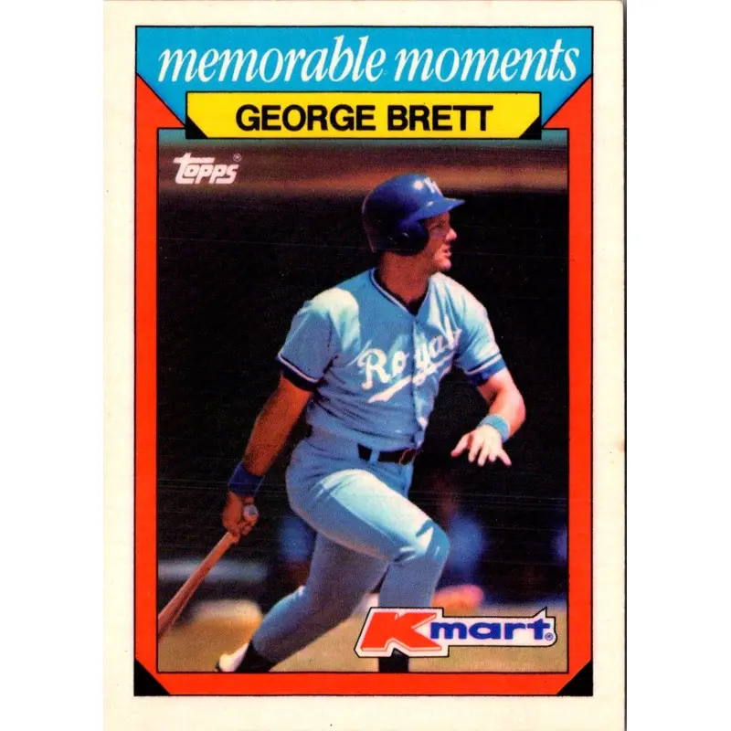 1988 Topps Kmart Memorable Moments George Brett #3