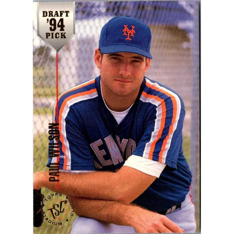 1994 Stadium Club Draft Picks Paul Wilson #82