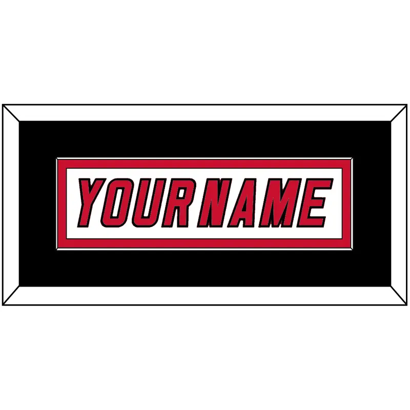 Carolina Nameplate - Road White (2007-2013) - Single Mat 3