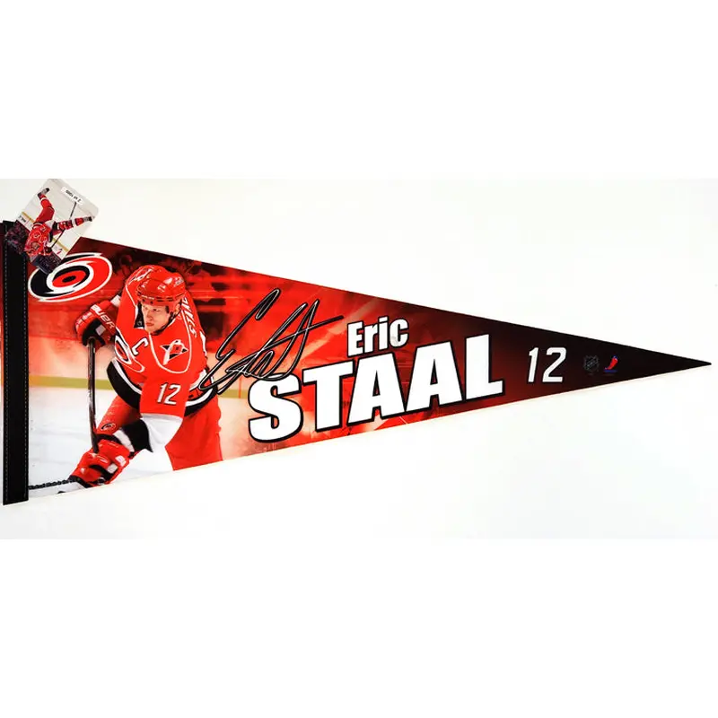 Eric Staal "Signature" Carolina Hurricanes Premium Felt Pennant (LE /1000) - Wincraft 2011