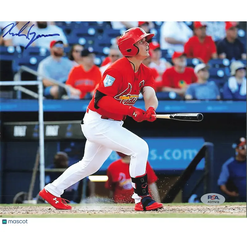 Nolan Gorman Signed 8x10 Photo PSA St. Louis Cardinals