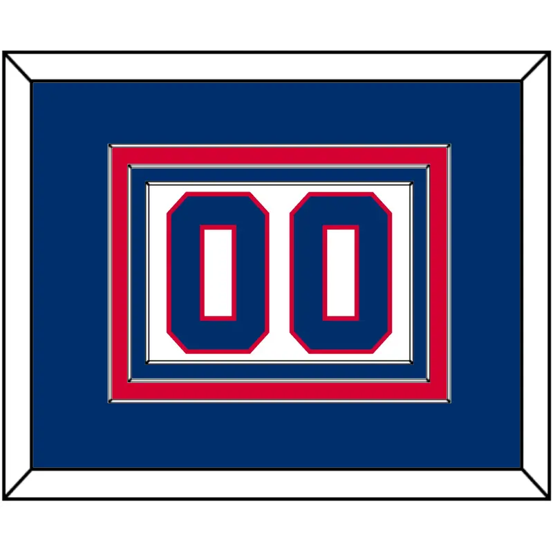 Philadelphia Number - Home White (1978-1991) - Triple Mat 2