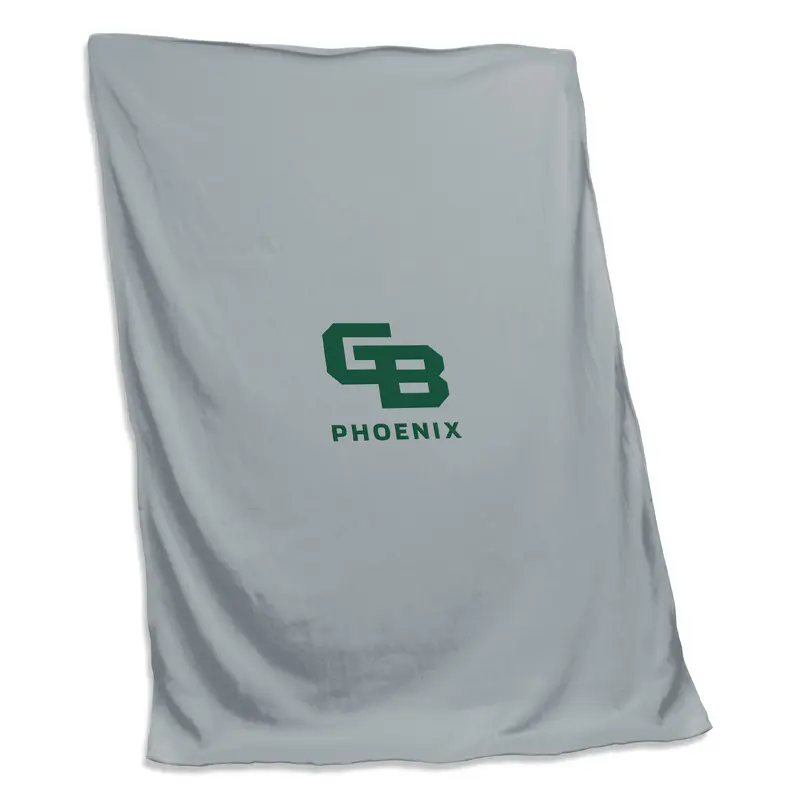 Wisconsin-Green Bay Gray Screened Sweatshirt Blanket
