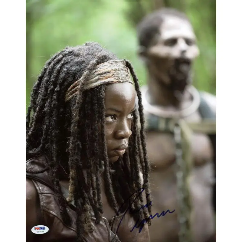 Danai Gurira The Walking Dead Signed Authentic 11X14 Photo PSA/DNA #U23656