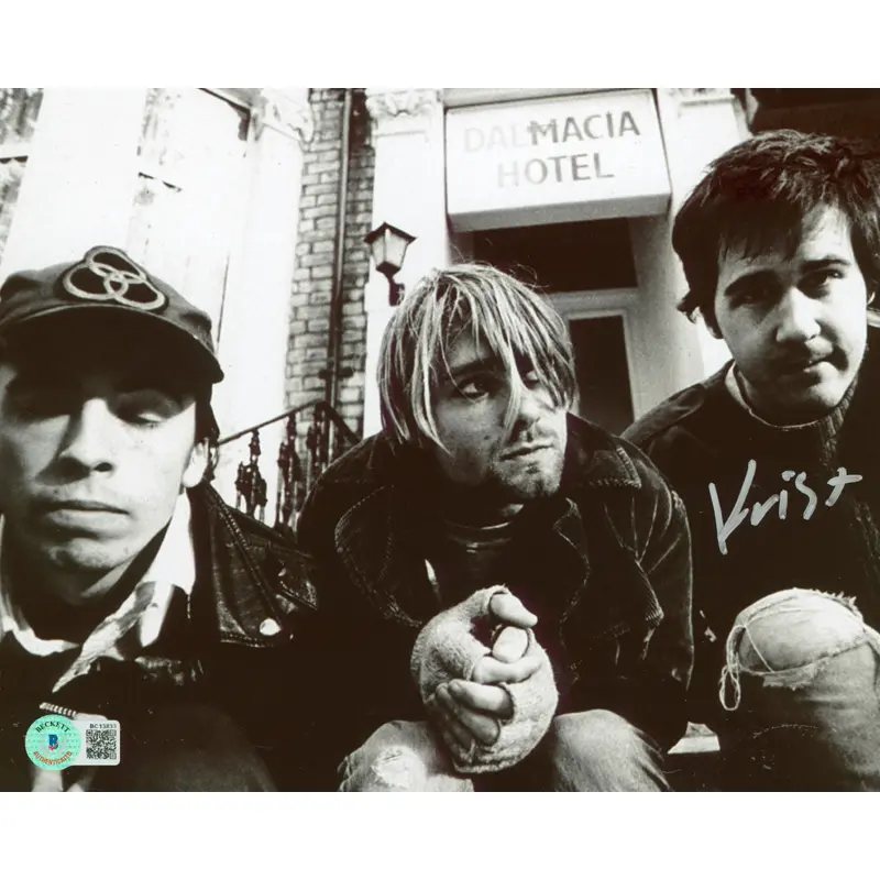 Krist Novoselic Nirvana Authentic Signed 8x10 Photo Autographed BAS #BC13833