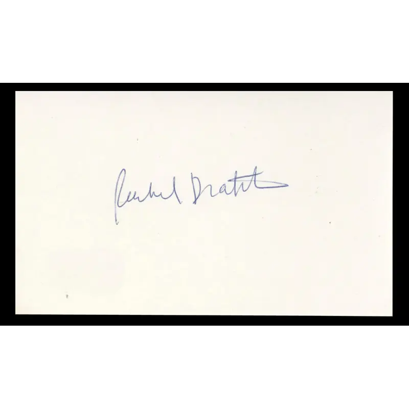 Rachel Dratch The King Of Queens Authentic Signed 3x5 Index Card BAS #BT02502