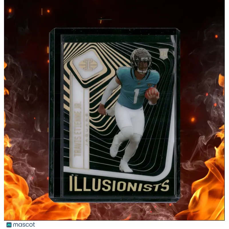 2021 Panini Illusions Travis Etienne Jr. Illusionists Black Gold Rookie 24/50