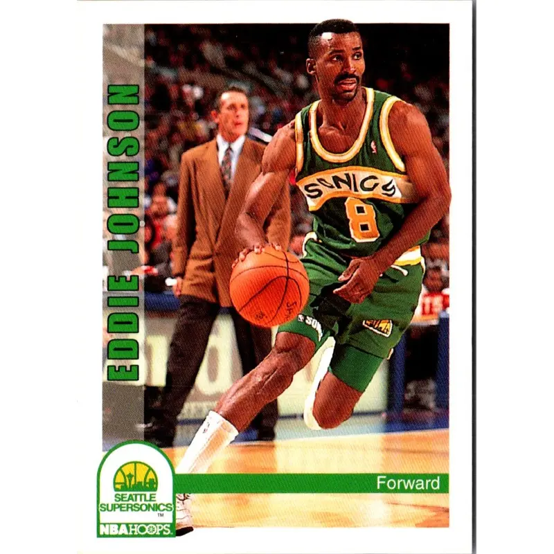 1992 Hoops Eddie Johnson #215