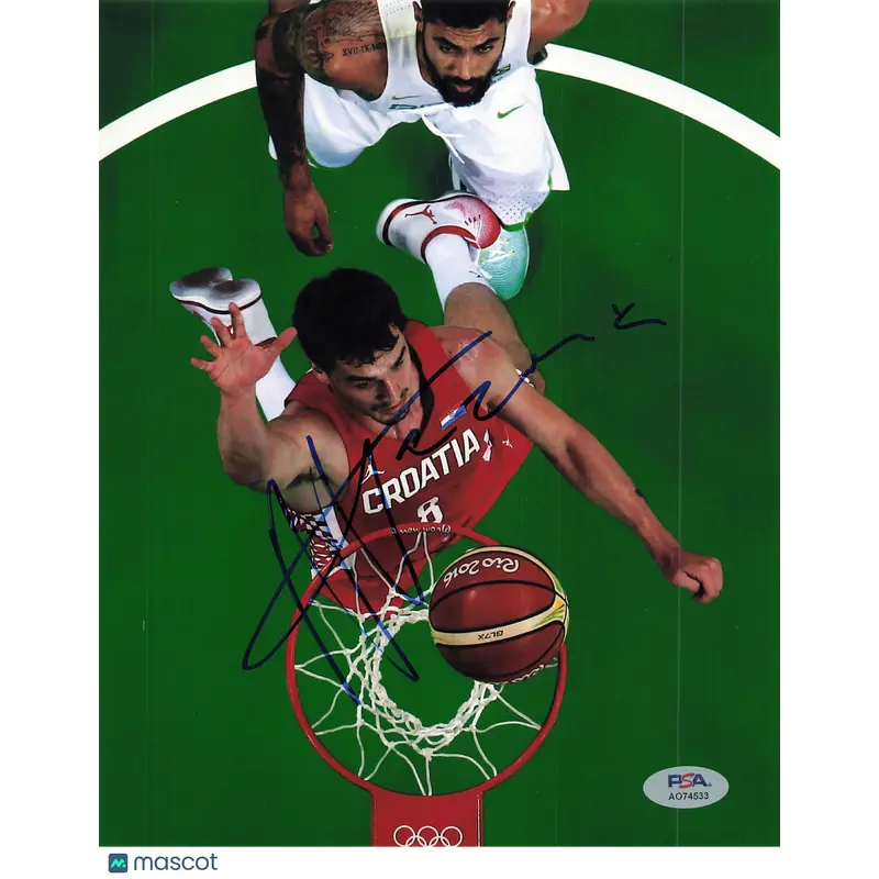 Mario Hezonja Signed 8x10 Photo PSA Croatia