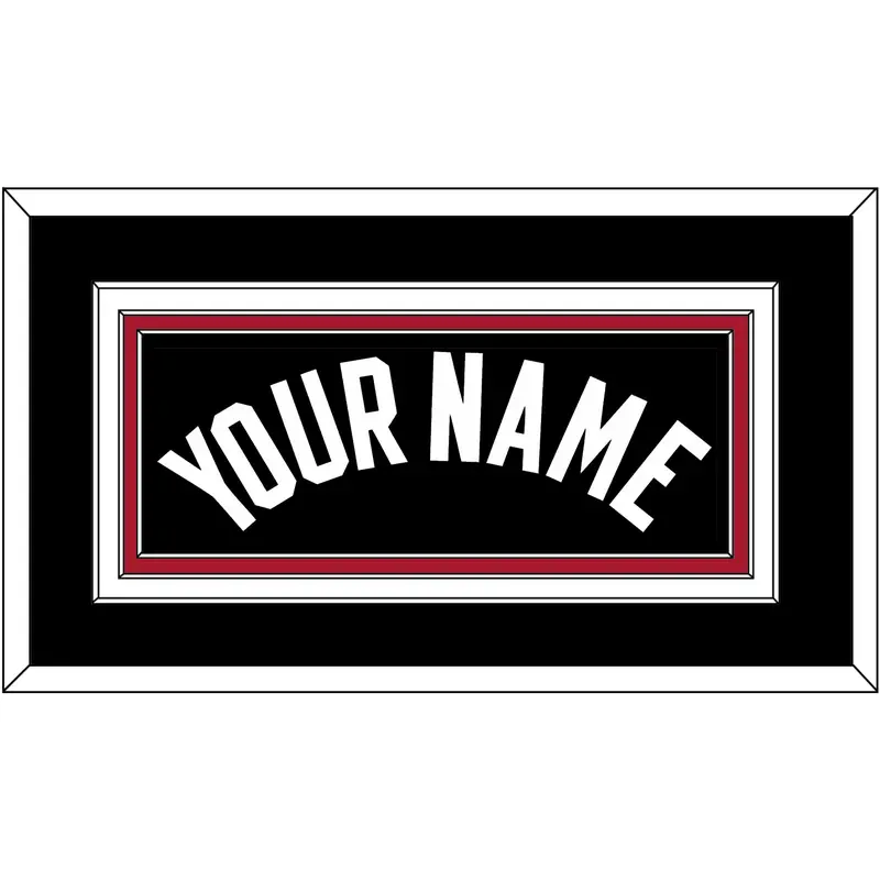 Miami Name - Road Black (1999-2008) - Triple Mat 3
