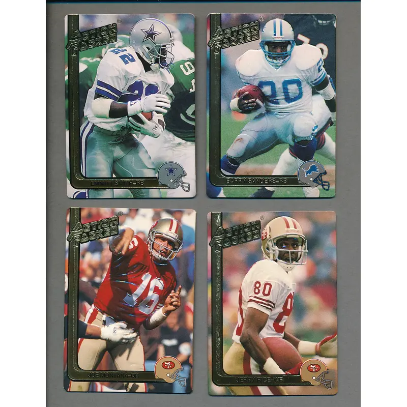 1991 Action Packed Football Complete Set (280) NM/MT MT