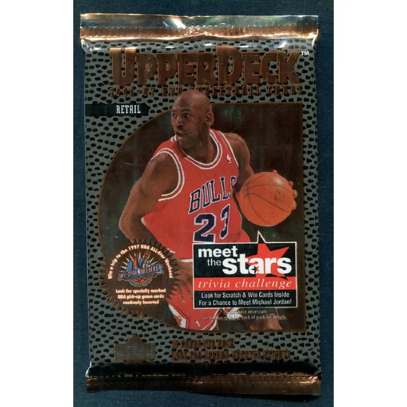 1996/97 Upper Deck Basketball Unopened Series 1 Pack (Retail) (/12)