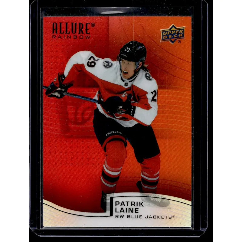 2021-22 Upper Deck Allure - Rainbow - Red Orange - Patrik Laine #R-82