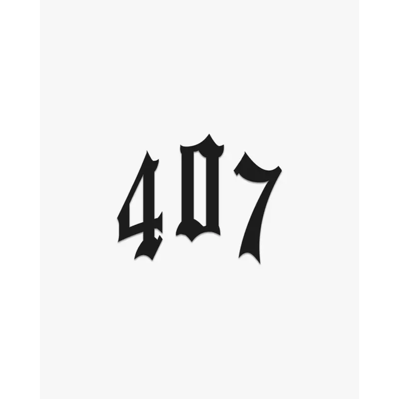 THE (407) VANQUISH PREMIUM DECAL