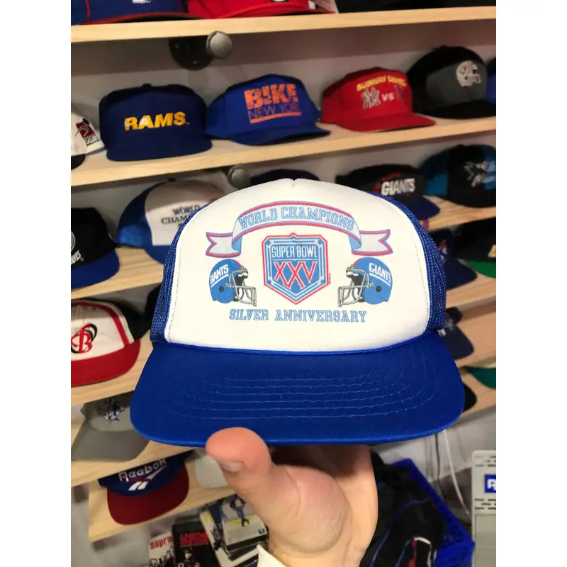 Vintage New York Giants Super Bowl XXV Trucker Snapback