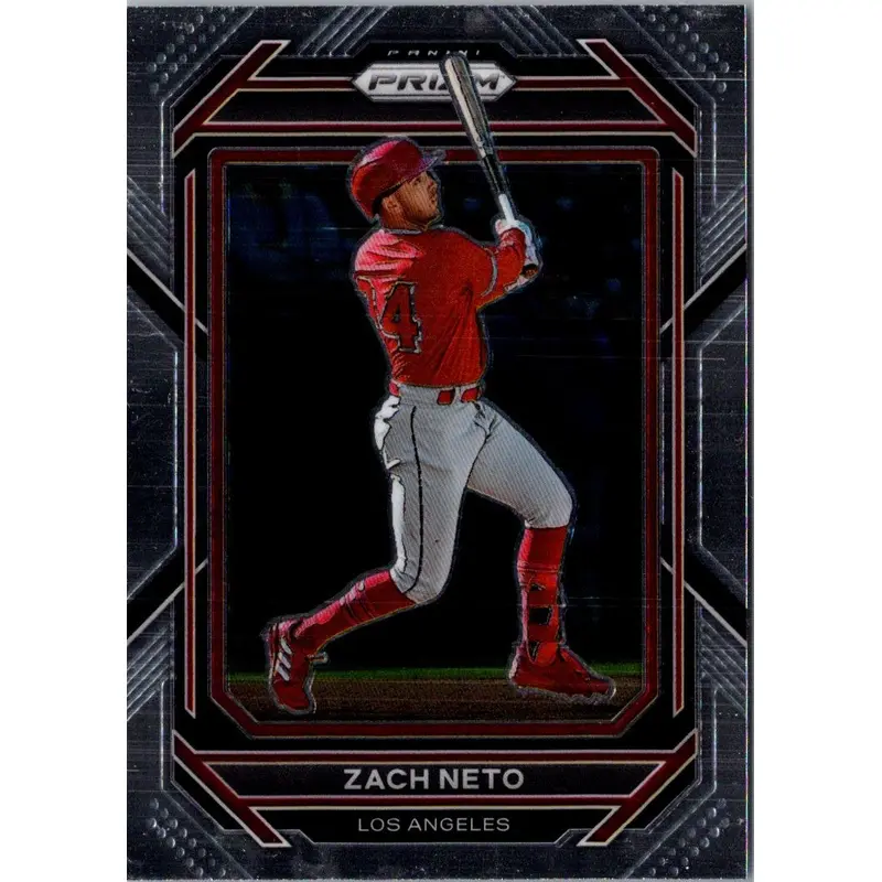 2023 Panini Prizm Blue Ice Zach Neto #58