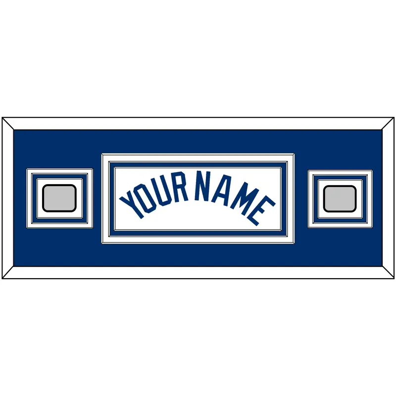 Los Angeles Name & 2 World Series Champions Patches - Home White - Triple Mat 4