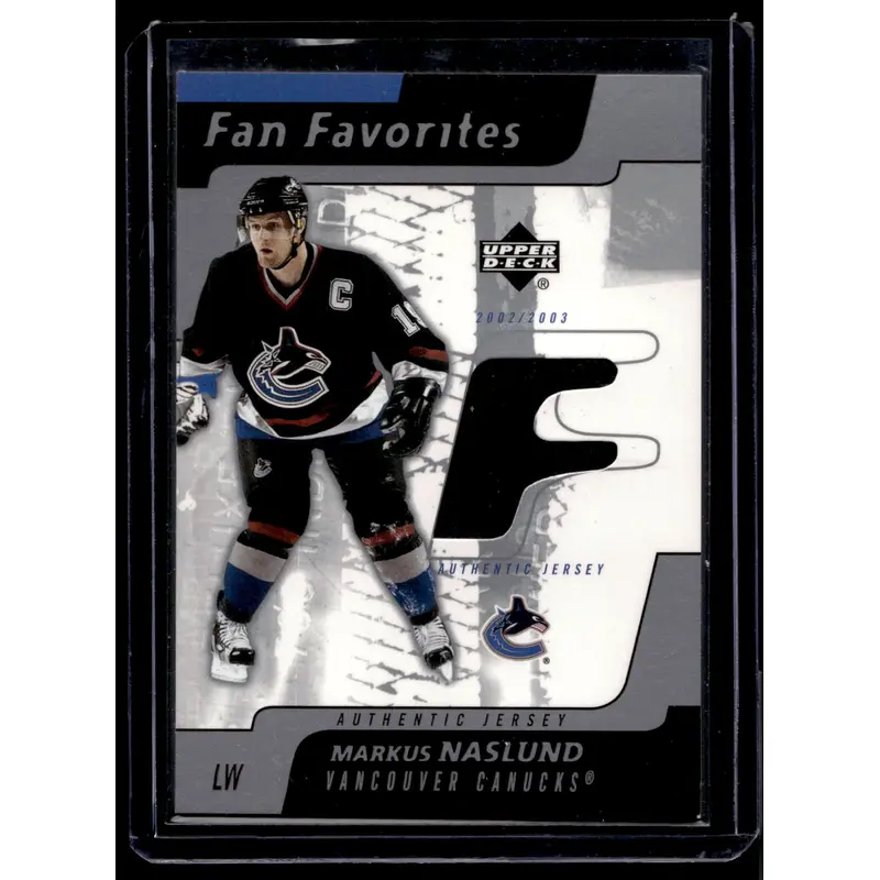 2002-03 Upper Deck - Fan Favorites - Markus Naslund #FF-MN