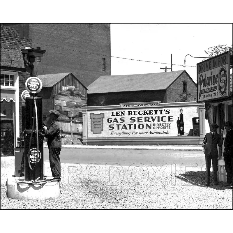 1922 Standard Gas Station 8X10 Photo - 3033